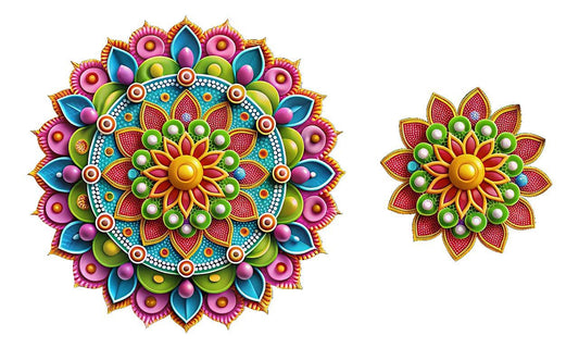 3D Rangoli Modern Design