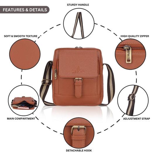 Sling Bag with Buckle Flap